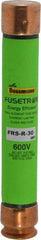 Cooper Bussmann - 300 VDC, 600 VAC, 30 Amp, Time Delay General Purpose Fuse - Fuse Holder Mount, 127mm OAL, 20 at DC, 200 (RMS) kA Rating, 13/16" Diam - Makers Industrial Supply