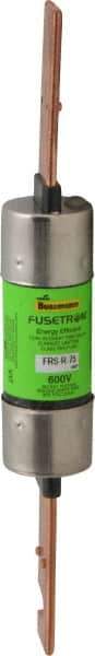 Cooper Bussmann - 300 VDC, 600 VAC, 75 Amp, Time Delay General Purpose Fuse - Bolt-on Mount, 7-7/8" OAL, 20 at DC, 200 (RMS) kA Rating, 1-5/16" Diam - Makers Industrial Supply