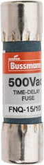 Cooper Bussmann - 500 VAC, 0.15 Amp, Time Delay General Purpose Fuse - Fuse Holder Mount, 1-1/2" OAL, 10 at AC kA Rating, 13/32" Diam - Makers Industrial Supply