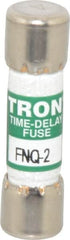 Cooper Bussmann - 500 VAC, 2 Amp, Time Delay General Purpose Fuse - Fuse Holder Mount, 1-1/2" OAL, 10 at AC kA Rating, 13/32" Diam - Makers Industrial Supply