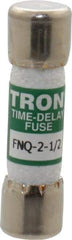 Cooper Bussmann - 500 VAC, 2.5 Amp, Time Delay General Purpose Fuse - Fuse Holder Mount, 1-1/2" OAL, 10 at AC kA Rating, 13/32" Diam - Makers Industrial Supply