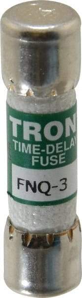 Cooper Bussmann - 500 VAC, 3 Amp, Time Delay General Purpose Fuse - Fuse Holder Mount, 1-1/2" OAL, 10 at AC kA Rating, 13/32" Diam - Makers Industrial Supply