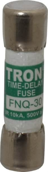 Cooper Bussmann - 500 VAC, 30 Amp, Time Delay General Purpose Fuse - Fuse Holder Mount, 1-1/2" OAL, 10 at AC kA Rating, 13/32" Diam - Makers Industrial Supply