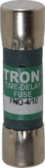 Cooper Bussmann - 500 VAC, 0.4 Amp, Time Delay General Purpose Fuse - Fuse Holder Mount, 1-1/2" OAL, 10 at AC kA Rating, 13/32" Diam - Makers Industrial Supply