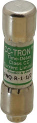 Cooper Bussmann - 300 VDC, 600 VAC, 1.5 Amp, Time Delay General Purpose Fuse - Fuse Holder Mount, 1-1/2" OAL, 200 at AC (RMS) kA Rating, 13/32" Diam - Makers Industrial Supply