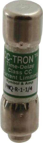 Cooper Bussmann - 300 VDC, 600 VAC, 1.25 Amp, Time Delay General Purpose Fuse - Fuse Holder Mount, 1-1/2" OAL, 200 at AC (RMS) kA Rating, 13/32" Diam - Makers Industrial Supply