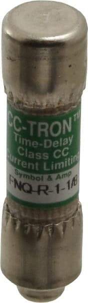 Cooper Bussmann - 300 VDC, 600 VAC, 1.13 Amp, Time Delay General Purpose Fuse - Fuse Holder Mount, 1-1/2" OAL, 200 at AC (RMS) kA Rating, 13/32" Diam - Makers Industrial Supply