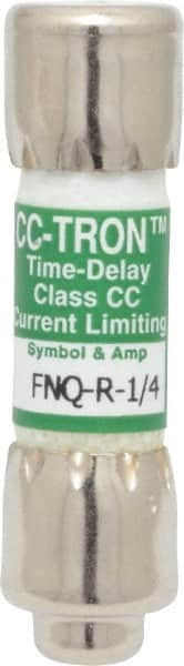 Cooper Bussmann - 300 VDC, 600 VAC, 0.25 Amp, Time Delay General Purpose Fuse - Fuse Holder Mount, 1-1/2" OAL, 200 at AC (RMS) kA Rating, 13/32" Diam - Makers Industrial Supply