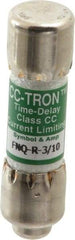 Cooper Bussmann - 300 VDC, 600 VAC, 0.3 Amp, Time Delay General Purpose Fuse - Fuse Holder Mount, 1-1/2" OAL, 200 at AC (RMS) kA Rating, 13/32" Diam - Makers Industrial Supply