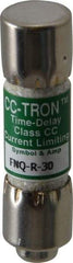 Cooper Bussmann - 300 VDC, 600 VAC, 30 Amp, Time Delay General Purpose Fuse - Fuse Holder Mount, 1-1/2" OAL, 200 at AC (RMS) kA Rating, 13/32" Diam - Makers Industrial Supply