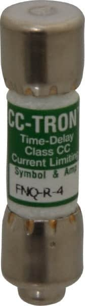 Cooper Bussmann - 300 VDC, 600 VAC, 4 Amp, Time Delay General Purpose Fuse - Fuse Holder Mount, 1-1/2" OAL, 200 at AC (RMS) kA Rating, 13/32" Diam - Makers Industrial Supply