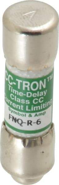 Cooper Bussmann - 300 VDC, 600 VAC, 6 Amp, Time Delay General Purpose Fuse - Fuse Holder Mount, 1-1/2" OAL, 200 at AC (RMS) kA Rating, 13/32" Diam - Makers Industrial Supply