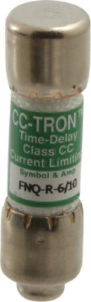 Cooper Bussmann - 300 VDC, 600 VAC, 0.6 Amp, Time Delay General Purpose Fuse - Fuse Holder Mount, 1-1/2" OAL, 200 at AC (RMS) kA Rating, 13/32" Diam - Makers Industrial Supply