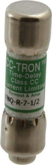 Cooper Bussmann - 300 VDC, 600 VAC, 7.5 Amp, Time Delay General Purpose Fuse - Fuse Holder Mount, 1-1/2" OAL, 200 at AC (RMS) kA Rating, 13/32" Diam - Makers Industrial Supply