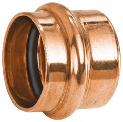 Wrot Copper Pipe End Cap: 3″ Fitting, P, Press Fitting, Lead Free P, Press Fitting