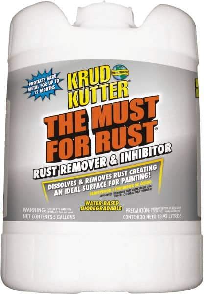 Krud Kutter - 5 Gal Jug Rust Remover - Removes Rust Deposits - Makers Industrial Supply