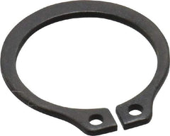 Value Collection - 0.53" Groove Diam, 9/16" Shaft Diam, Phosphate Spring Steel, Snap External Retaining Rings - 0.039" Groove Width, 0.035" Ring Thickness - Makers Industrial Supply