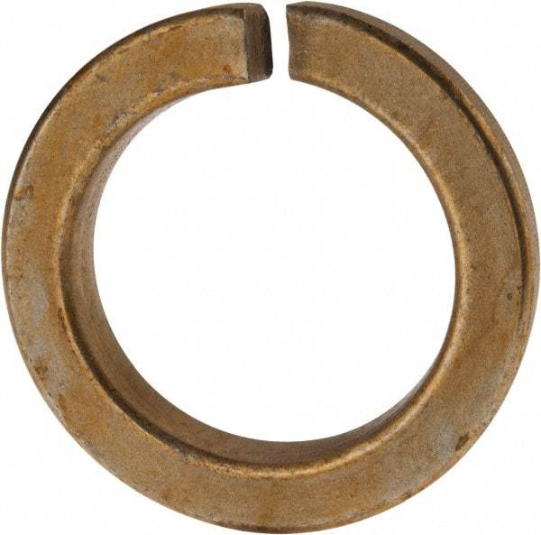 Value Collection - 2", 2.008" ID, 0.422" Thick Split Lock Washer - Grade 8 Spring Steel, Zinc Yellow Dichromate Finish, 2.008" Min ID, 2.039" Max ID, 2.936" Max OD - Makers Industrial Supply