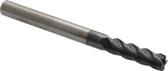 ProMax - 3/16" Diam 4 Flute Solid Carbide 0.02" Corner Radius End Mill - Makers Industrial Supply