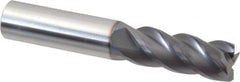 ProMax - 1/2" Diam 4 Flute Solid Carbide 0.015" Corner Radius End Mill - Makers Industrial Supply