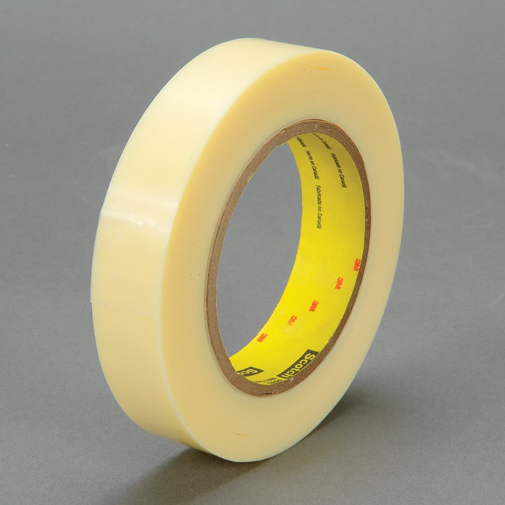 3M - Filament & Strapping Tape; Type: Strapping Tape ; Color: Ivory ; Width (Inch): 0.94 ; Width (mm): 24.00 ; Length (yd): 60.14 (Yards); Length: 55.000 - Exact Industrial Supply