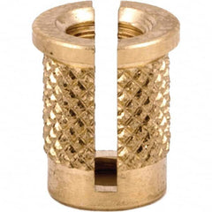 E-Z LOK - Press Fit Threaded Inserts Type: Flanged For Material Type: Plastic - Makers Industrial Supply