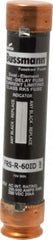 Cooper Bussmann - 250 VDC, 600 VAC, 60 Amp, Time Delay General Purpose Fuse - Fuse Holder Mount, 5-1/2" OAL, 20 at DC, 200 (RMS) kA Rating, 27mm Diam - Makers Industrial Supply