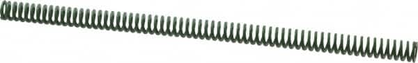 Dayton Lamina - 5/8" Hole Diam, 11/32" Rod Diam, 12" Free Length, Green Die Spring - 1.5 Lb Max Deflection, 4.8" Max Deflection, Light Duty, Chromium Vanadium Steel - Makers Industrial Supply