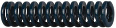 Dayton Lamina - 3/8" Hole Diam, 3/16" Rod Diam, 1-1/2" Free Length, Blue Die Spring - 6.7 Lb Max Deflection, 0.56" Max Deflection, Medium Duty, Chromium Vanadium Steel - Makers Industrial Supply