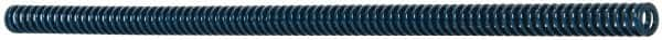 Dayton Lamina - 1/2" Hole Diam, 9/32" Rod Diam, 12" Free Length, Blue Die Spring - 1.24 Lb Max Deflection, 4.5" Max Deflection, Medium Duty, Chromium Vanadium Steel - Makers Industrial Supply