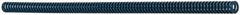 Dayton Lamina - 1/2" Hole Diam, 9/32" Rod Diam, 12" Free Length, Blue Die Spring - 1.24 Lb Max Deflection, 4.5" Max Deflection, Medium Duty, Chromium Vanadium Steel - Makers Industrial Supply