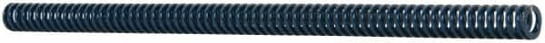 Dayton Lamina - 5/8" Hole Diam, 11/32" Rod Diam, 12" Free Length, Blue Die Spring - 2.36 Lb Max Deflection, 4.5" Max Deflection, Medium Duty, Chromium Vanadium Steel - Makers Industrial Supply