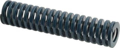 Dayton Lamina - 1-1/4" Hole Diam, 5/8" Rod Diam, 5-1/2" Free Length, Blue Die Spring - 21.4 Lb Max Deflection, 2.05" Max Deflection, Medium Duty, Chromium Vanadium Steel - Makers Industrial Supply