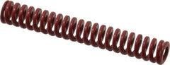 Dayton Lamina - 3/8" Hole Diam, 3/16" Rod Diam, 2-1/2" Free Length, Red Die Spring - 5.5 Lb Max Deflection, 0.76" Max Deflection, Heavy Duty, Chromium Vanadium Steel - Makers Industrial Supply