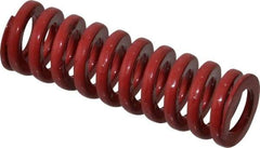 Dayton Lamina - 5/8" Hole Diam, 11/32" Rod Diam, 2" Free Length, Red Die Spring - 20.5 Lb Max Deflection, 0.6" Max Deflection, Heavy Duty, Chromium Vanadium Steel - Makers Industrial Supply