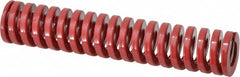 Dayton Lamina - 1" Hole Diam, 1/2" Rod Diam, 5" Free Length, Red Die Spring - 33.1 Lb Max Deflection, 1.5" Max Deflection, Heavy Duty, Chromium Vanadium Steel - Makers Industrial Supply