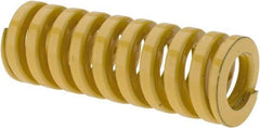 Dayton Lamina - 5/8" Hole Diam, 11/32" Rod Diam, 1-3/4" Free Length, Yellow Die Spring - 36.3 Lb Max Deflection, 0.43" Max Deflection, Extra Heavy Duty, Chromium Vanadium Steel - Makers Industrial Supply