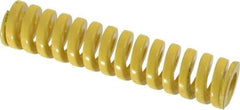 Dayton Lamina - 3/4" Hole Diam, 3/8" Rod Diam, 3-1/2" Free Length, Yellow Die Spring - 43.2 Lb Max Deflection, 0.88" Max Deflection, Extra Heavy Duty, Chromium Vanadium Steel - Makers Industrial Supply