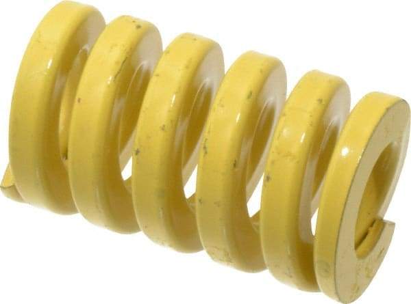 Dayton Lamina - 1-1/2" Hole Diam, 3/4" Rod Diam, 2-1/2" Free Length, Yellow Die Spring - 241 Lb Max Deflection, 0.63" Max Deflection, Extra Heavy Duty, Chromium Vanadium Steel - Makers Industrial Supply