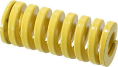 Dayton Lamina - 1-1/2" Hole Diam, 3/4" Rod Diam, 3-1/2" Free Length, Yellow Die Spring - 160 Lb Max Deflection, 0.88" Max Deflection, Extra Heavy Duty, Chromium Vanadium Steel - Makers Industrial Supply