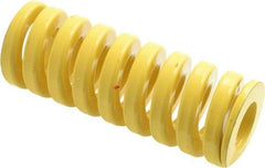 Dayton Lamina - 1-1/2" Hole Diam, 3/4" Rod Diam, 4" Free Length, Yellow Die Spring - 139 Lb Max Deflection, 1" Max Deflection, Extra Heavy Duty, Chromium Vanadium Steel - Makers Industrial Supply