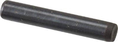 Holo-Krome - 1/8" Diam x 3/4" Pin Length Grade 8 Alloy Steel Standard Dowel Pin - Black Luster Finish, C 47-58 & C 60 (Surface) Hardness, 1 Beveled & 1 Rounded End - Makers Industrial Supply