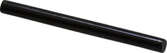 Holo-Krome - 1/8" Diam x 1-1/2" Pin Length Grade 8 Alloy Steel Standard Dowel Pin - Black Luster Finish, C 47-58 & C 60 (Surface) Hardness, 1 Beveled & 1 Rounded End - Makers Industrial Supply