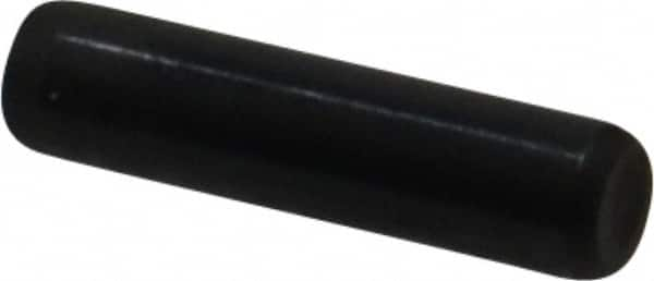 Holo-Krome - 3/16" Diam x 3/4" Pin Length Grade 8 Alloy Steel Standard Dowel Pin - Black Luster Finish, C 47-58 & C 60 (Surface) Hardness, 1 Beveled & 1 Rounded End - Makers Industrial Supply