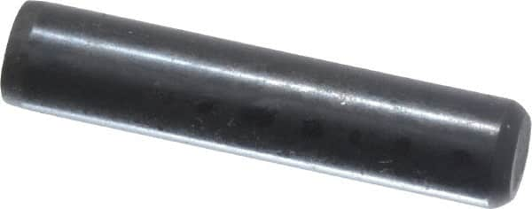 Holo-Krome - 3/16" Diam x 7/8" Pin Length Grade 8 Alloy Steel Standard Dowel Pin - Black Luster Finish, C 47-58 & C 60 (Surface) Hardness, 1 Beveled & 1 Rounded End - Makers Industrial Supply