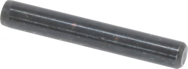 Holo-Krome - 3/16" Diam x 1-1/4" Pin Length Grade 8 Alloy Steel Standard Dowel Pin - Black Luster Finish, C 47-58 & C 60 (Surface) Hardness, 1 Beveled & 1 Rounded End - Makers Industrial Supply