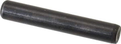 Holo-Krome - 1/4" Diam x 1-1/2" Pin Length Grade 8 Alloy Steel Standard Dowel Pin - Black Luster Finish, C 47-58 & C 60 (Surface) Hardness, 1 Beveled & 1 Rounded End - Makers Industrial Supply