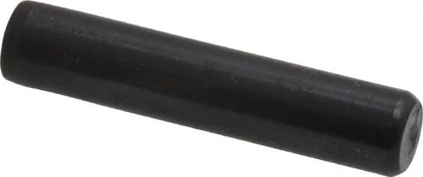 Holo-Krome - 5/16" Diam x 1-1/2" Pin Length Grade 8 Alloy Steel Standard Dowel Pin - Black Luster Finish, C 47-58 & C 60 (Surface) Hardness, 1 Beveled & 1 Rounded End - Makers Industrial Supply