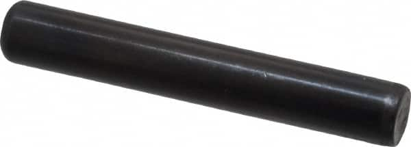 Holo-Krome - 5/16" Diam x 2" Pin Length Grade 8 Alloy Steel Standard Dowel Pin - Black Luster Finish, C 47-58 & C 60 (Surface) Hardness, 1 Beveled & 1 Rounded End - Makers Industrial Supply