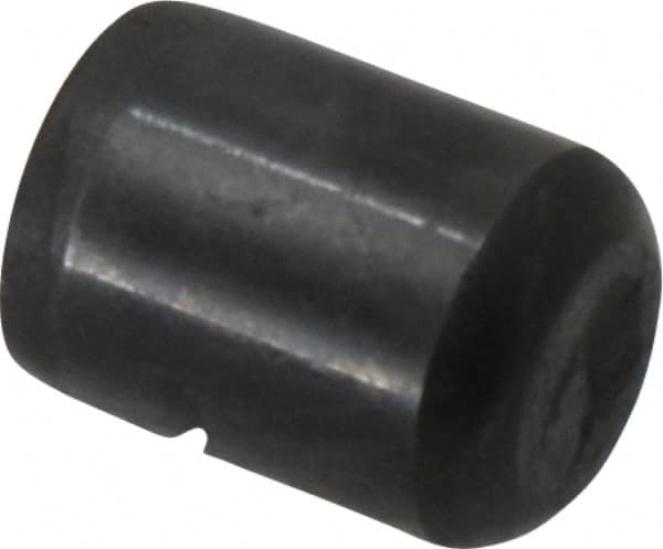 Holo-Krome - 3/8" Diam x 1/2" Pin Length Grade 8 Alloy Steel Standard Dowel Pin - Black Luster Finish, C 47-58 & C 60 (Surface) Hardness, 1 Beveled & 1 Rounded End - Makers Industrial Supply